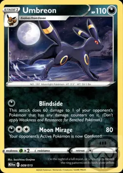 Umbreon 009/015 P McDonald's Promos 2024 Pokemon NM/M - Image 3