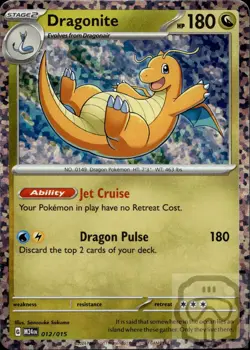 Dragonite 012/015 Holo P McDonald's Promos 2024 Pokemon NM/M - Image 3