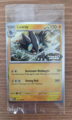 Pokemon Luxray 028/088 - Best Buy Perfect Order Stamped Promo - Sealed - NM - Image 1
