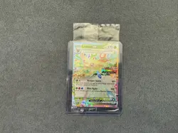 Pokemon TCG Leafeon EX Prismatic Evolutions Stamp - Image 1