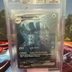 2023 Pokemon Paradox Rift Golisopod ex Special Illustration Rare #246/182 BGS 9 - Image 2