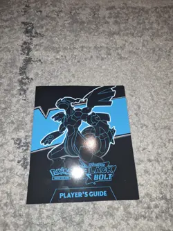 Pokemon Black Bolt Players Guide Book Scarlet &- Violet Elite Trainer Box ETB - Image 1