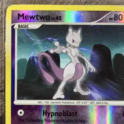Pokemon TCG Mewtwo 11/146 Legends Awakened Holo Rare Moderately Played - Image 3