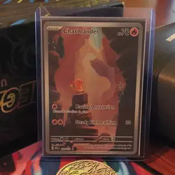 Pokemon Charmander 168/165 Sv: Scarlet & Violet 151 Illustration Rare Holo HP 70 - Image 2