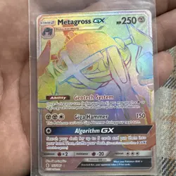 Metagross GX Pokemon Guardians Rising 157/145 Secret Rare Full Art Holo S+M NM - Image 1