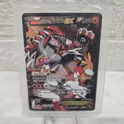 Team Magma's Groudon EX 15/34 Double Crisis Ultra Rare Pokemon TCG - Image 1