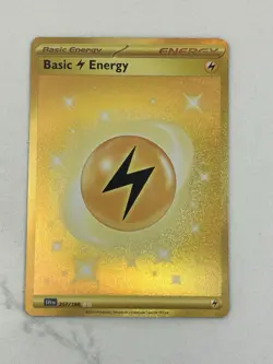 Pokemon Basic Lightning Energy SV01 Scarlet & Violet 257/198 Gold Rare Foil - Image 1
