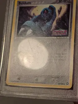 2007 Pokemon EX Power Keepers Beldum Reverse Holo #45 PSA 9 *SLAB DAMAGE READ* - Image 4