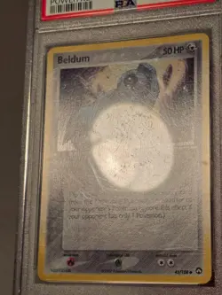 2007 Pokemon EX Power Keepers Beldum Reverse Holo #45 PSA 9 *SLAB DAMAGE READ* - Image 5