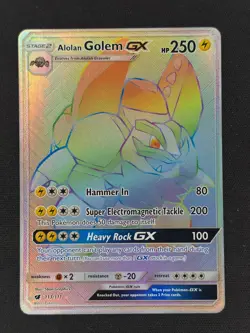 Golem GX 113 Pokemon Crimson Invasion 2017 NM 🔥🔥🔥 - Image 1