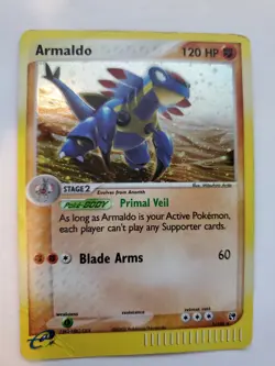Armaldo Ex Holo Expediton Pokemon Base Fossil WOTC Played - Image 1