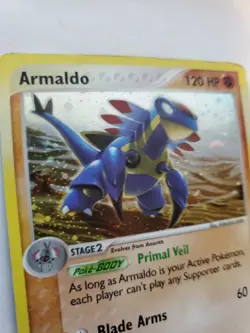Armaldo Ex Holo Expediton Pokemon Base Fossil WOTC Played - Image 2