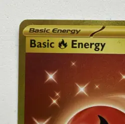 Pokemon TCG Basic Fire Energy Gold Rare Holo 230/197 SV03 Obsidian Flames - Image 5