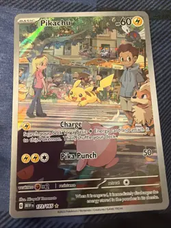 2023 Pokemon TCG: Pikachu 173/165 - SV Scarlet & Violet 151 IR - NM - Image 1