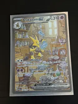 Pokemon TCG Alakazam EX 151 Special Illustration Rare 201/165 Near Mint - Image 1