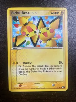 Pokemon TCG Pichu Bros. 16/17 POP Series 3 Moderately Played MP - Image 1