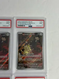 Pokemon PSA 9 Lot Of 4 , Team Rockets Meowth X2 Gardervoir Ex Misty’s Lapras - Image 3