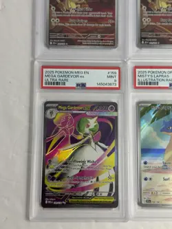 Pokemon PSA 9 Lot Of 4 , Team Rockets Meowth X2 Gardervoir Ex Misty’s Lapras - Image 5