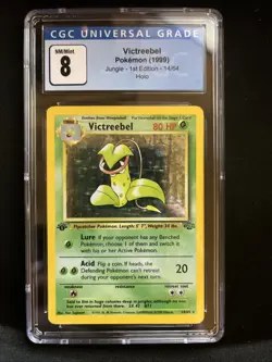 1999 Pokemon Jungle 1st Edition #14 Victreebel - Holo CGC 8 NM/MINT - Image 1