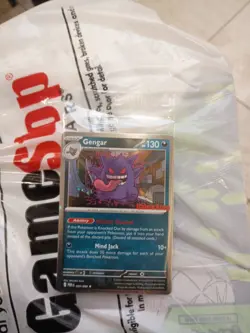 Pokemon GameStop Stamped Exclusive Gengar Promo Sealed 050/088 - Image 1