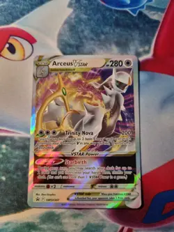 Pokemon TCG Arceus VSTAR Swsh307 Sword & Shield Black Star Promo Cards Holo LP - Image 1