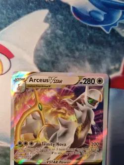 Pokemon TCG Arceus VSTAR Swsh307 Sword & Shield Black Star Promo Cards Holo LP - Image 3