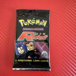 Pokemon 1st Edition Team Rocket Booster Pack Factory Sealed 1999-2000 WOTC - Image 1