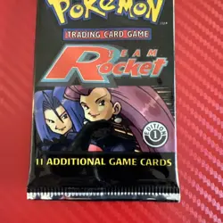 Pokemon 1st Edition Team Rocket Booster Pack Factory Sealed 1999-2000 WOTC - Image 3