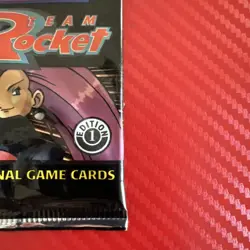 Pokemon 1st Edition Team Rocket Booster Pack Factory Sealed 1999-2000 WOTC - Image 4