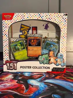 Pokemon TCG Scarlet & Violet 151 Poster Collection Box - New & Factory Sealed 820650853166 - Image 1