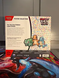 Pokemon TCG Scarlet & Violet 151 Poster Collection Box - New & Factory Sealed 820650853166 - Image 2