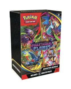 Pokemon Mega Evolution Phantasmal Flames Booster Bundle (6 Packs) - New & Sealed - Image 1