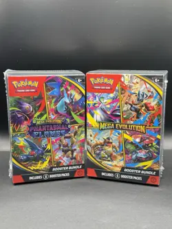 Pokemon Mega Evolution Booster Bundle Lot Phantasmal Flames Sealed 12 Packs - Image 1
