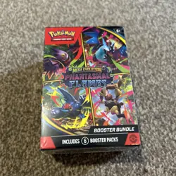 Pokemon TCG Mega Evolution Phantasmal Flames Booster Bundle 6 Packs New & Sealed - Image 1