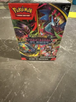 Pokemon Mega Evolution: Phantasmal Flames Booster Bundle, New Sealed - Image 1