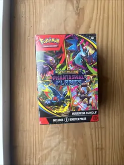 1x Pokemon TCG: Mega Evolution Phantasmal Flames Booster Bundle New Sealed - Image 1