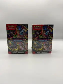 Pokemon TCG Mega Evolution Phantasmal Flames Booster Bundle (6 Packs) X2 SEALED - Image 1