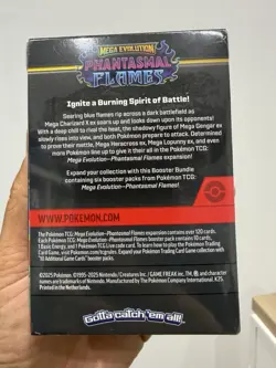 Pokemon TCG Mega Evolution Phantasmal Flames Booster Bundle Sealed✅ - Image 3