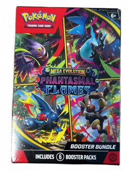 🔥 Pokemon TCG Mega Evolution Phantasmal Flames Booster Bundle (6 Packs) Sealed - Image 1