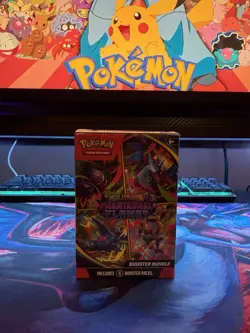 Pokemon TCG: Mega Evolution-Phantasmal Flames Booster Bundle (6 Packs) Sealed - Image 1