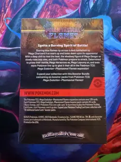 Pokemon TCG: Mega Evolution-Phantasmal Flames Booster Bundle (6 Packs) Sealed - Image 4