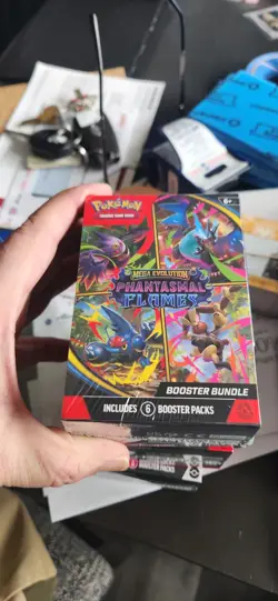 Pokemon Mega Evolution Phantasmal Flames Booster Bundle Sealed - Image 1