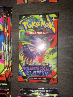 Pokemon Mega Evolution Phantasmal Flames Booster Bundle Of 7 Sealed packs - Image 1