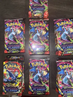 Pokemon Mega Evolution Phantasmal Flames Booster Bundle Of 7 Sealed packs - Image 3