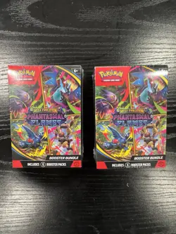 Pokemon TCG Mega Evolution Phantasmal Flames Booster Bundle Lot of 2 Sealed New - Image 1