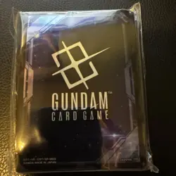 Gundam Card Game Official Card Sleeves EX Space Black Bandai Card Fest Exclusive - Image 1