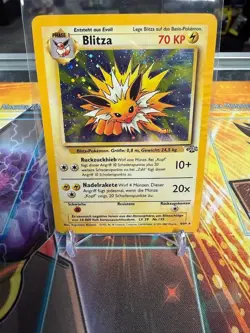 Pokemon Card - Jolteon GERMAN Jungle 4/64 Holo Rare - Image 1