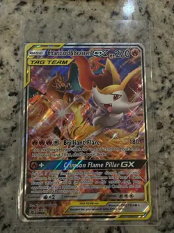 JUMBO OVERSIZED Charizard & Braixen GX (SM Black Star Promo) SM230 Cards Promo - Image 2