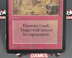 MTG Tunnel- DAMAGED -Alpha Magic the Gathering Card # 178 - Image 4