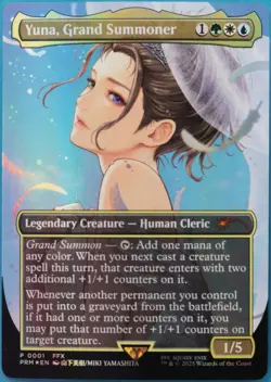 Yuna, Grand Summoner (WPN Promo) FOIL NM MTG MAGIC CARD (513745) ABUGames - Image 1